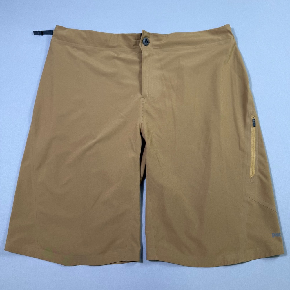 Patagonia Dirt Roamer Bike Shorts 11.5" Mens 38 Brown Mountain Biking Outdoor